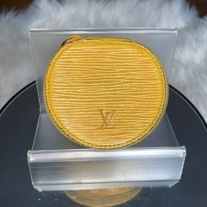 Louis Vuitton Epi Ecrin 8 Bijoux Jewelry Case in yellow GUC